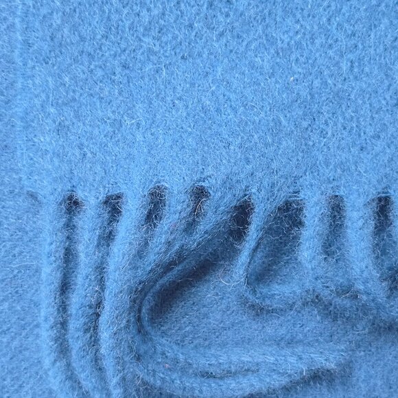 NWOT **TEAL** Cashmere Scarf Large Shawl Wrap - Picture 9 of 16